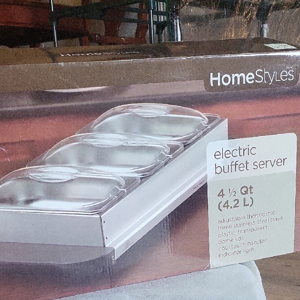 Electric Buffet Server in White